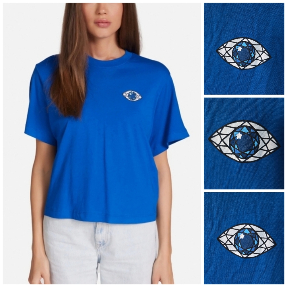 Lauren Moshi Rue Sapphire Eye tee